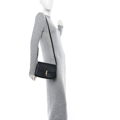 The Row Polished Saddle Calfskin Sofia 8.75 Crossbody Black 2 of 11