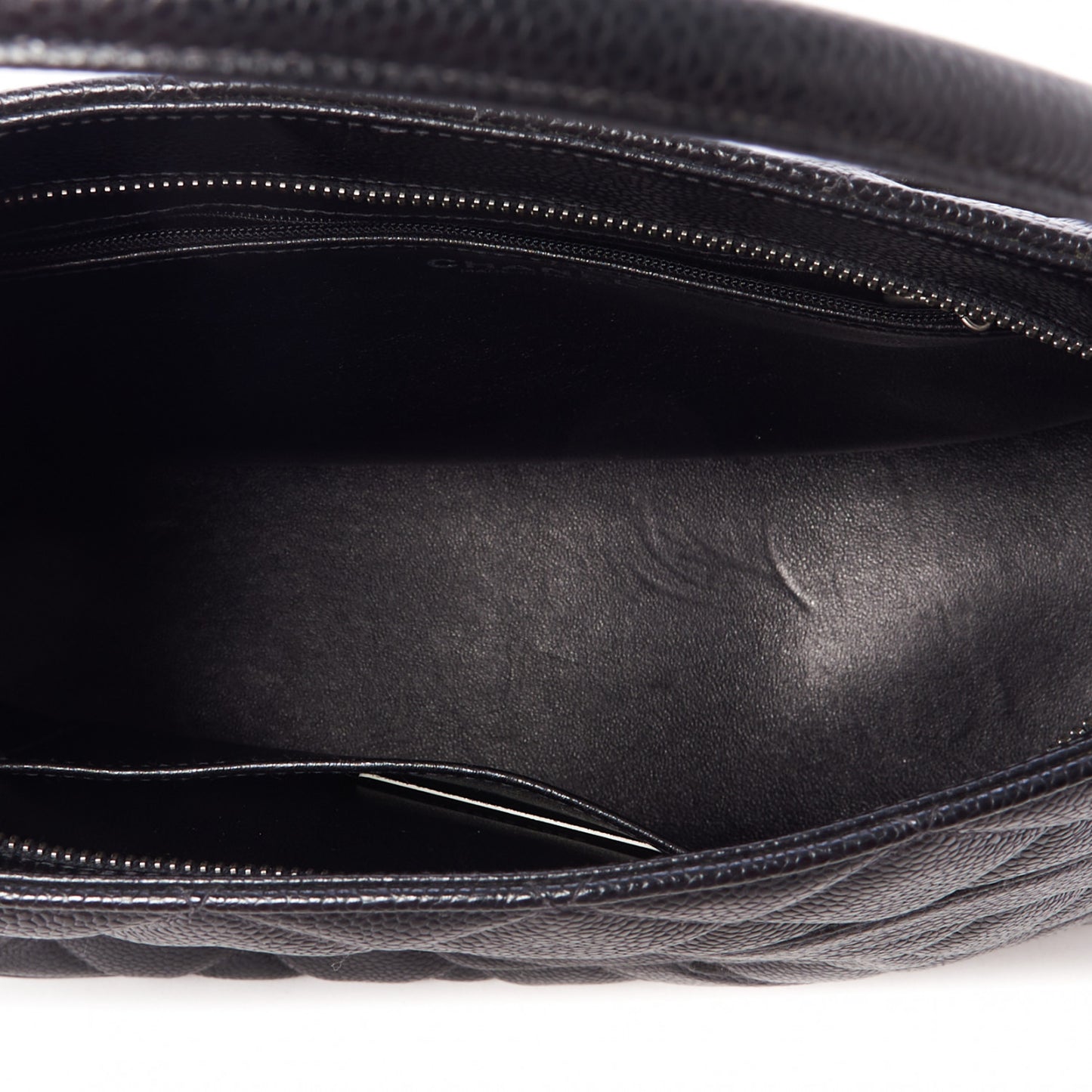 Caviar Quilted Medallion Tote Black