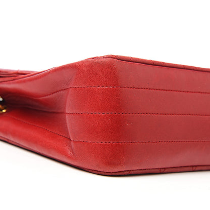 Chanel Lambskin Quilted Small Single Flap Red 15 of 19