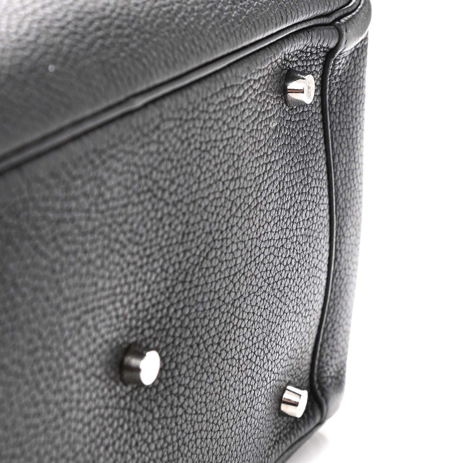 Hermes Taurillon Clemence Verso Lindy 30 Black Toffee 16 of 20