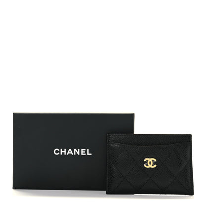 Chanel Caviar Quilted Card Holder Black 11 of 11