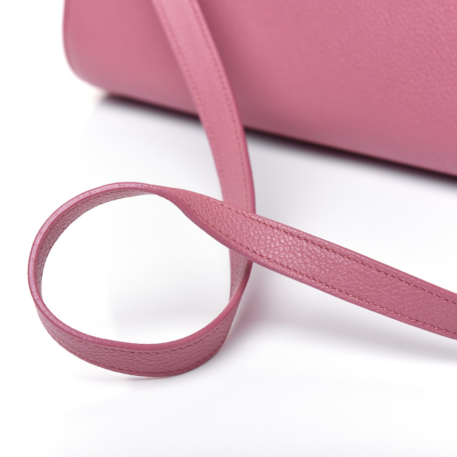 Saint Laurent Grained Calfskin Small Sac De Jour Dark Rose 33 of 33