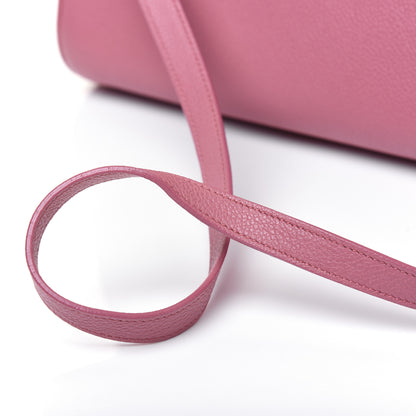 Saint Laurent Grained Calfskin Small Sac De Jour Dark Rose 33 of 33