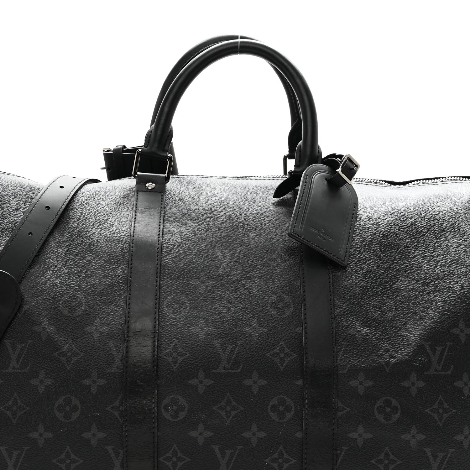 Louis Vuitton Monogram Eclipse Keepall Bandouliere 55 7 of 12