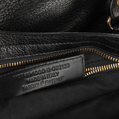 Balenciaga Chevre Gold Metallic Edge Hardware City Black 7 of 7