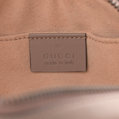Gucci Calfskin Matelasse Mini GG Marmont Chain Shoulder Bag Porcelain Rose 6 of 10