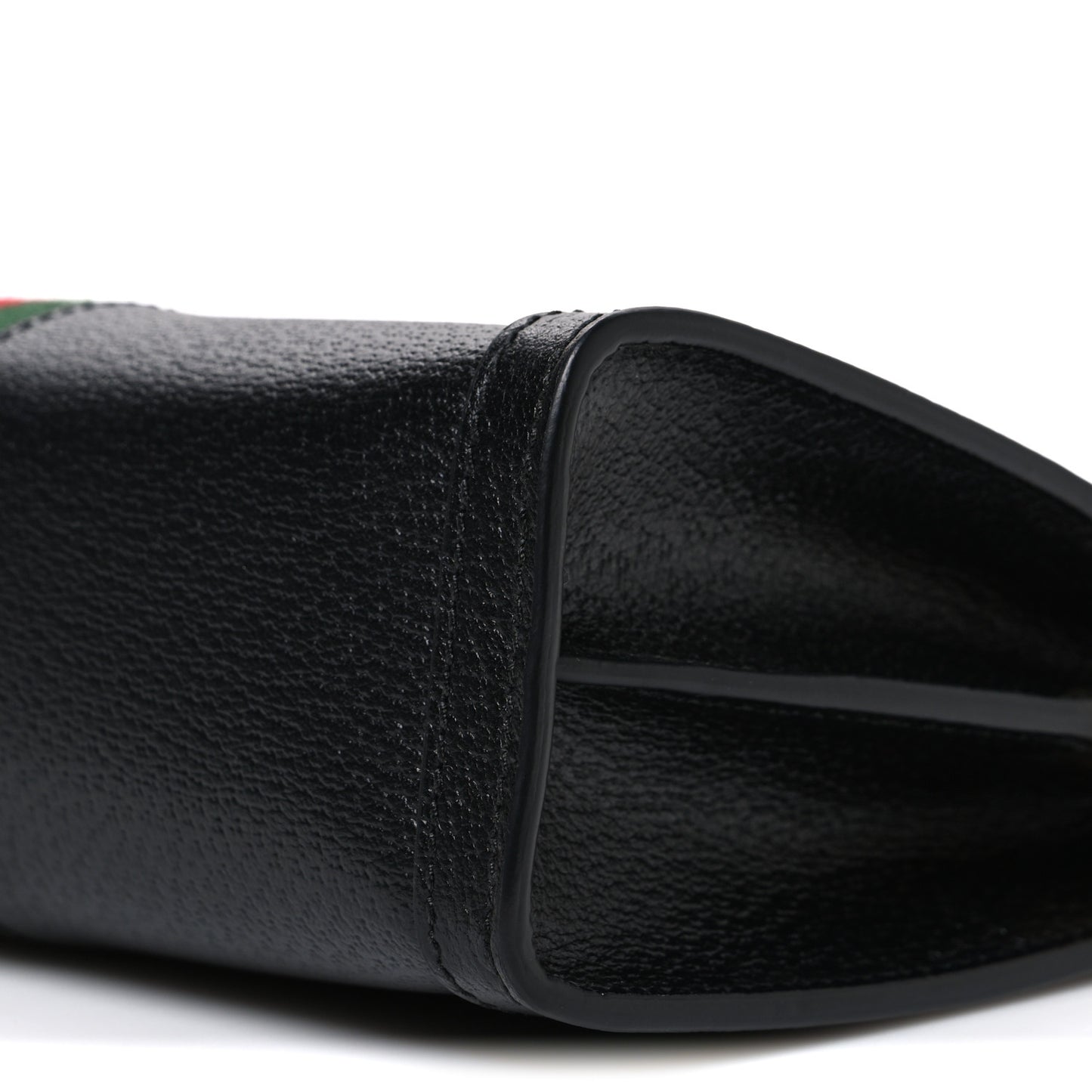 Calfskin GG Web Small Ophidia Chain Shoulder Bag Black