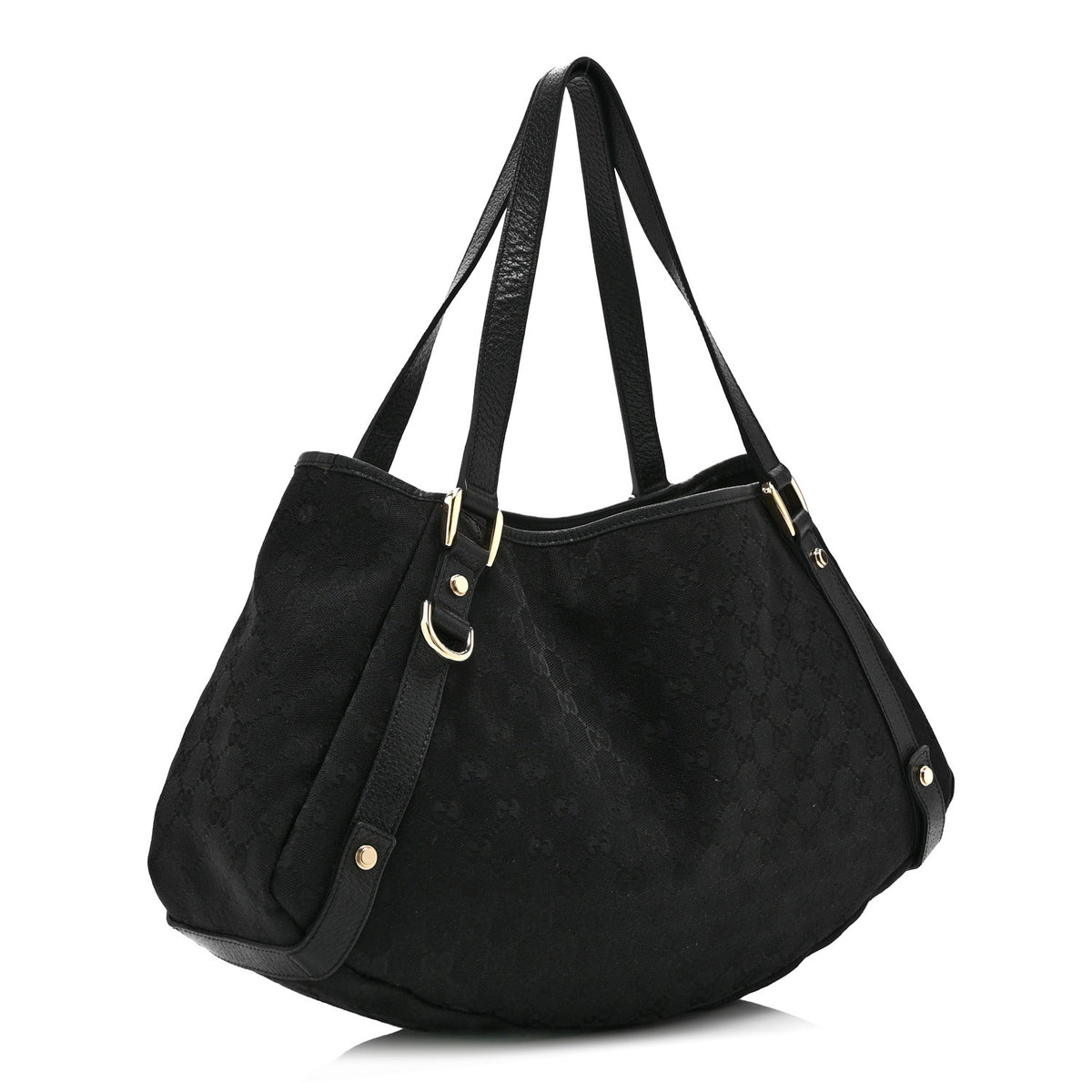 Gucci Monogram Medium Abbey Shoulder Bag Black 3 of 12