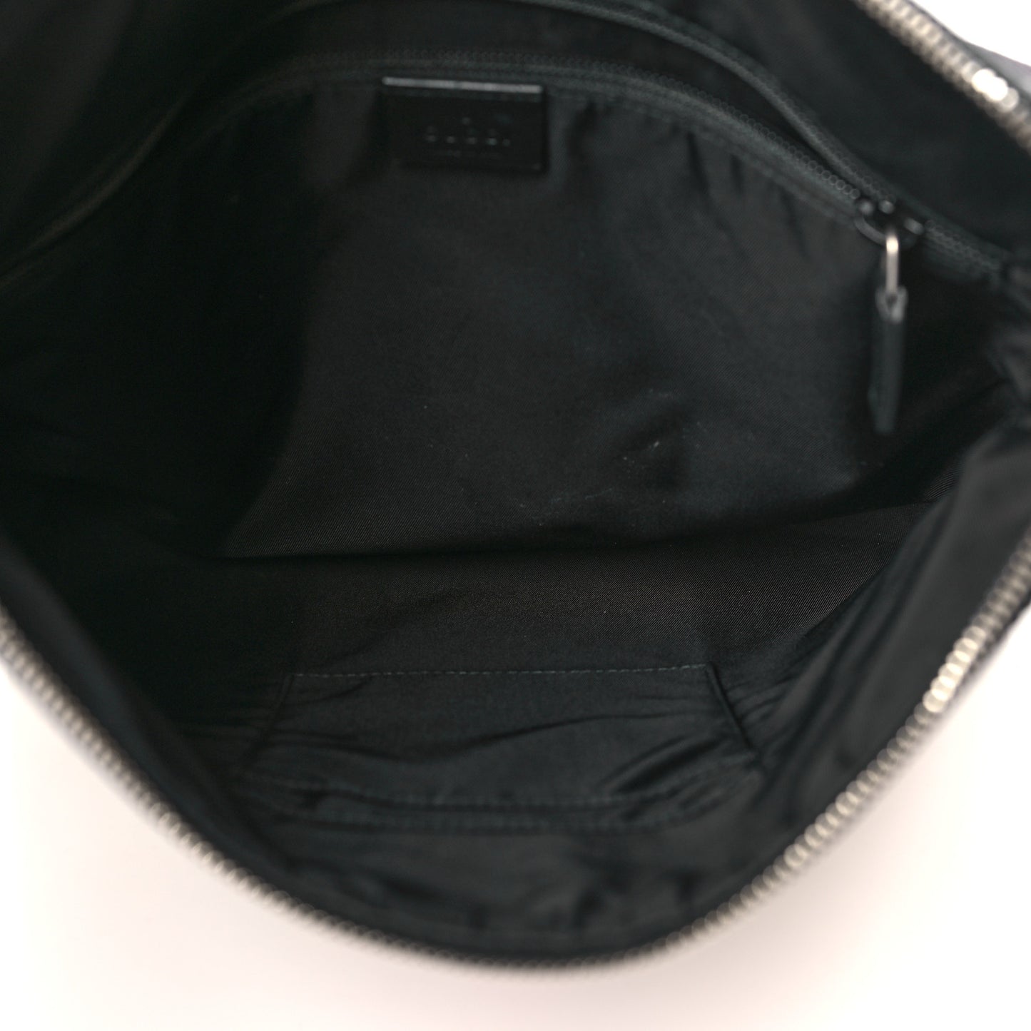 GG Supreme Monogram Web Messenger Bag Black