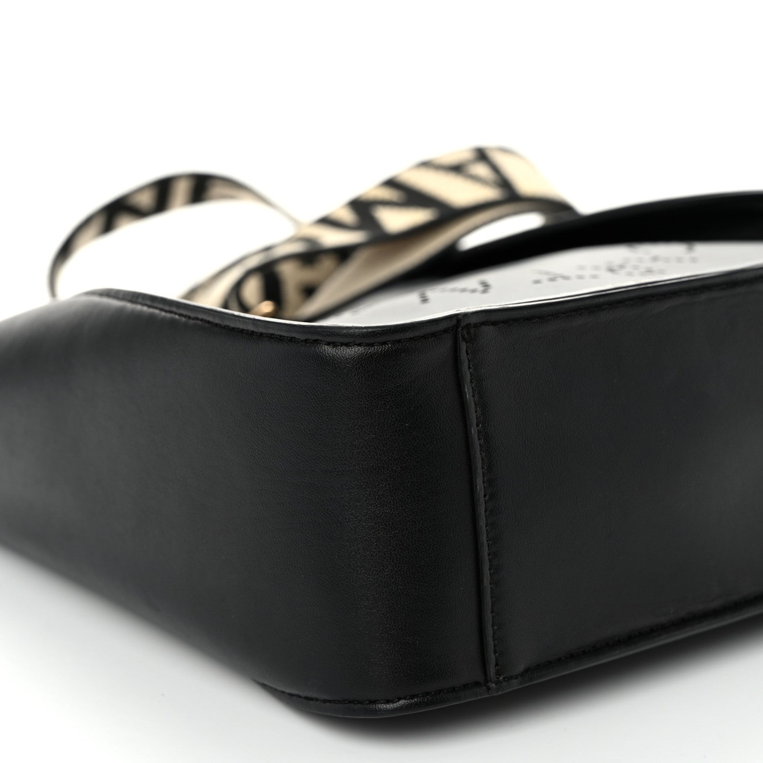 Stella McCartney Eco Alter Nappa Perforated Logo Mini Crossbody Black 8 of 10
