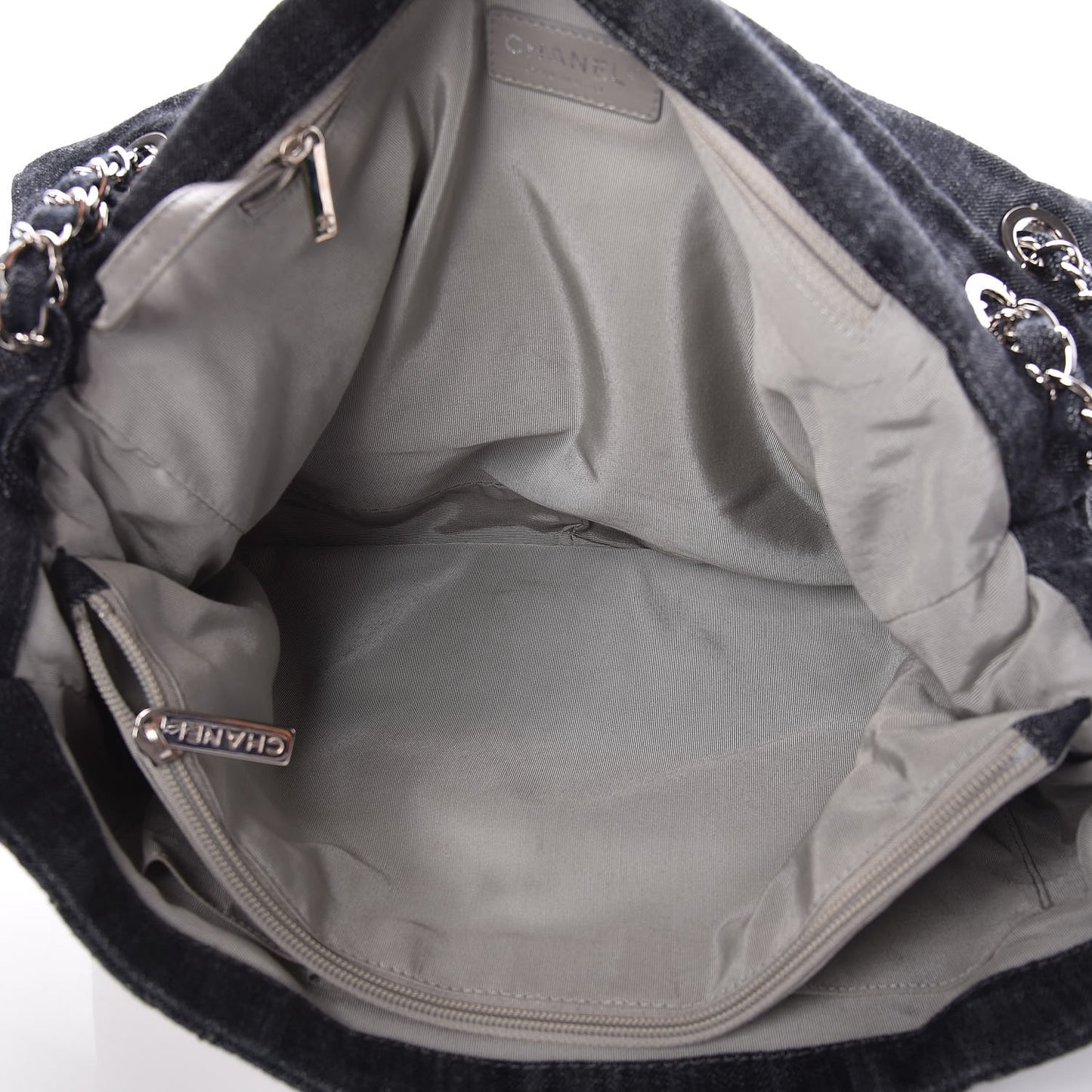 Denim Quilted Stretch Spirit Messenger Bag Dark Blue