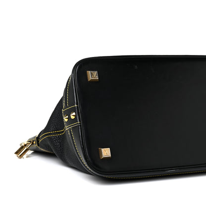 Louis Vuitton Suhali Lockit MM Black 4 of 7
