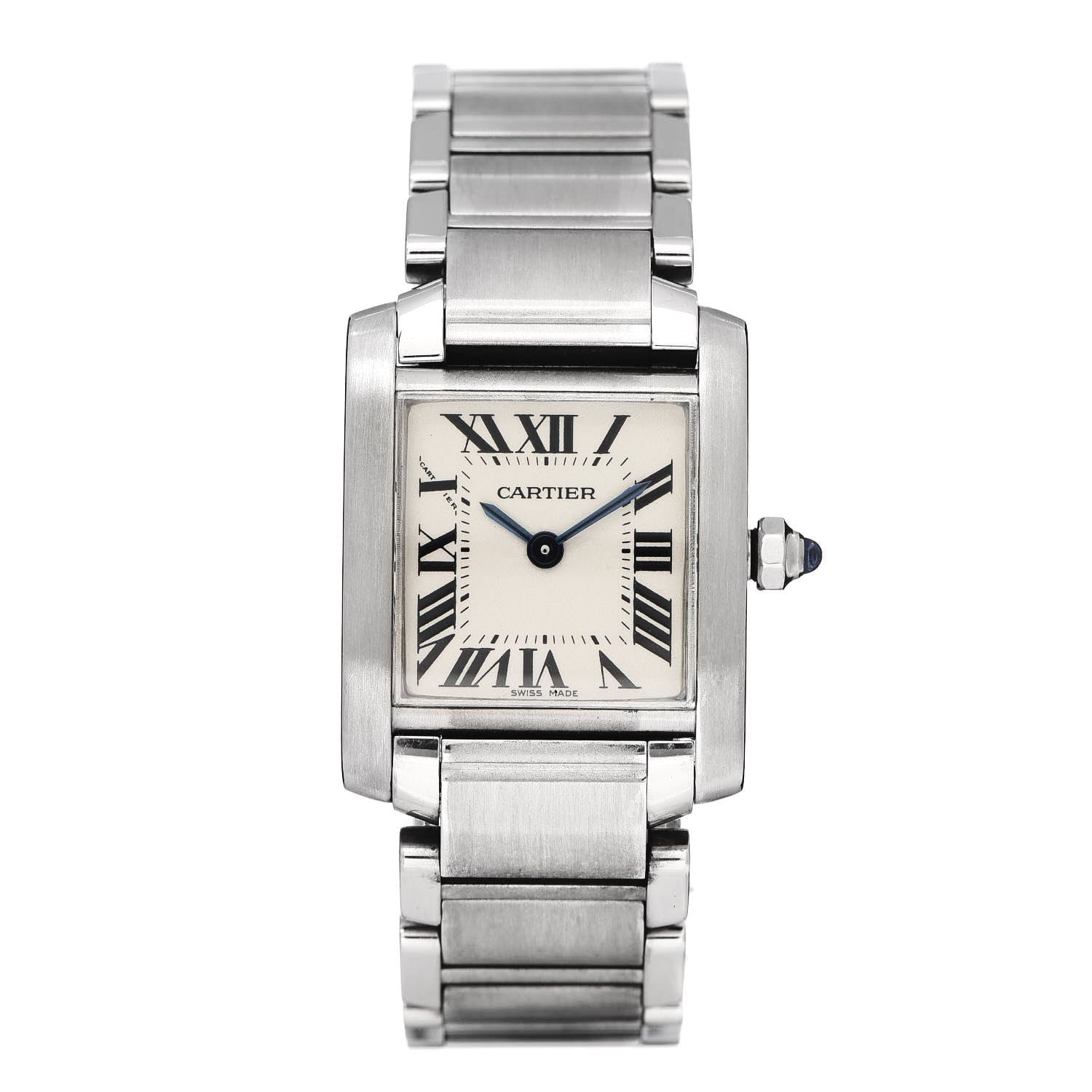 Cartier Stainless Steel 20mm Tank Francaise Quartz Watch 1 of 11