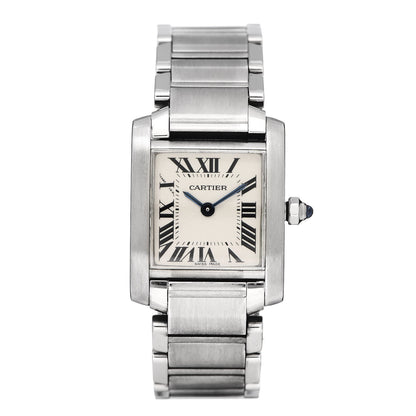Cartier Stainless Steel 20mm Tank Francaise Quartz Watch 1 of 11