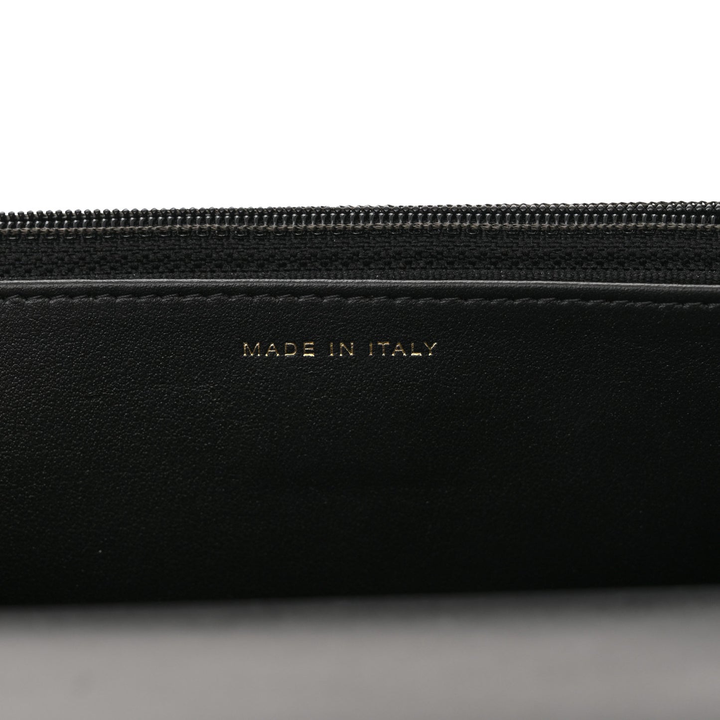 Caviar Quilted Pocket Clutch With Chain WOC Black