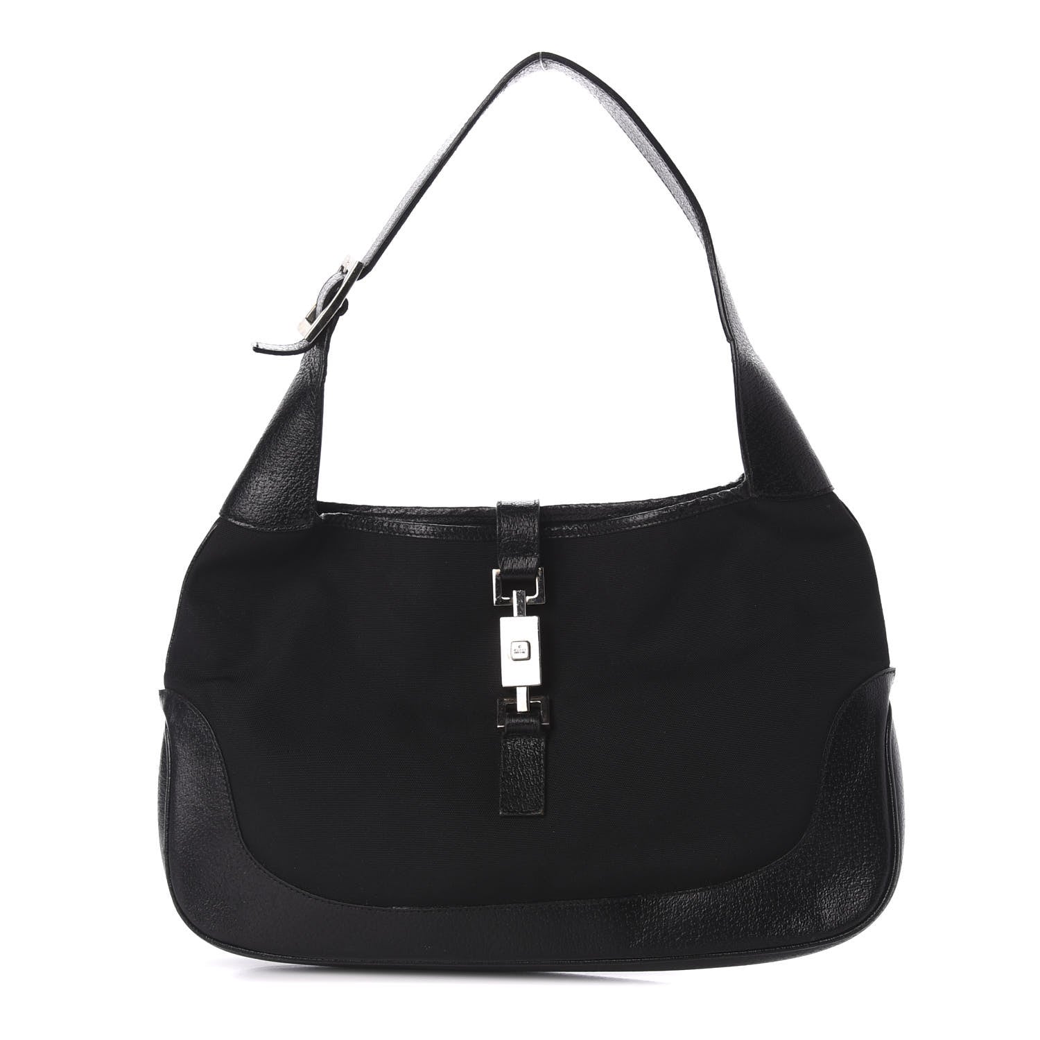 Gucci Canvas Small Jackie O Hobo Black 1 of 11