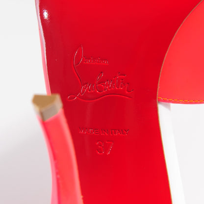 Christian Louboutin Jazz Calf Dalida 120 Pumps 37 Fluo Mat 6 of 6