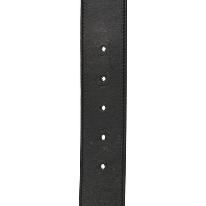 Gucci Moon Calfskin Pearl Double G 40mm Belt 90 36 Black Cream 5 of 5