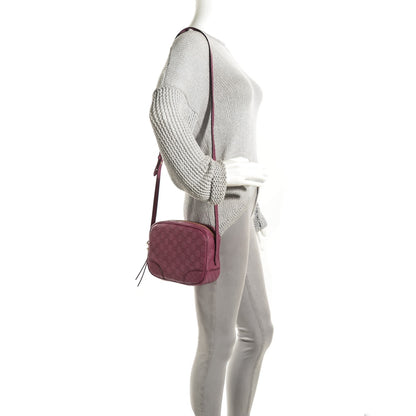 Gucci Guccissima Signature Mini Bree Messenger Bag Peonia Flower 2 of 7