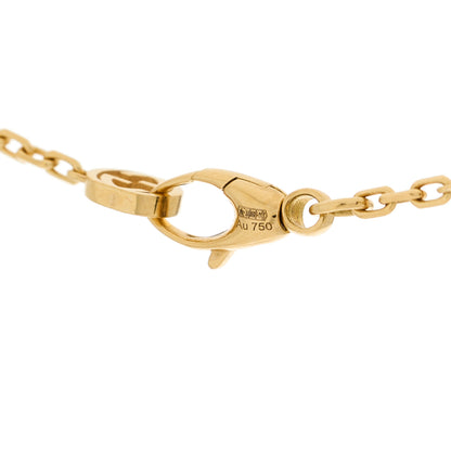 Gucci 18K Yellow Gold Running GG Station Necklace 5 of 6