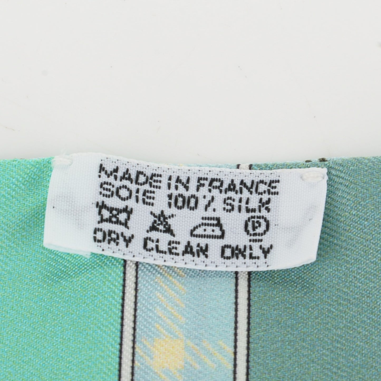 Silk Camails Twilly Vert Fluo Ciel Vert D Eau