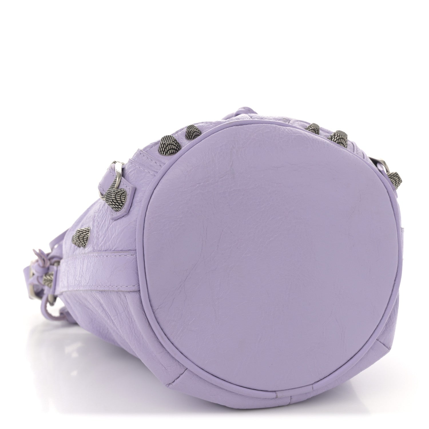 Balenciaga Agneau Arena Le Cagole Bucket Bag XS Lilac 5 of 11