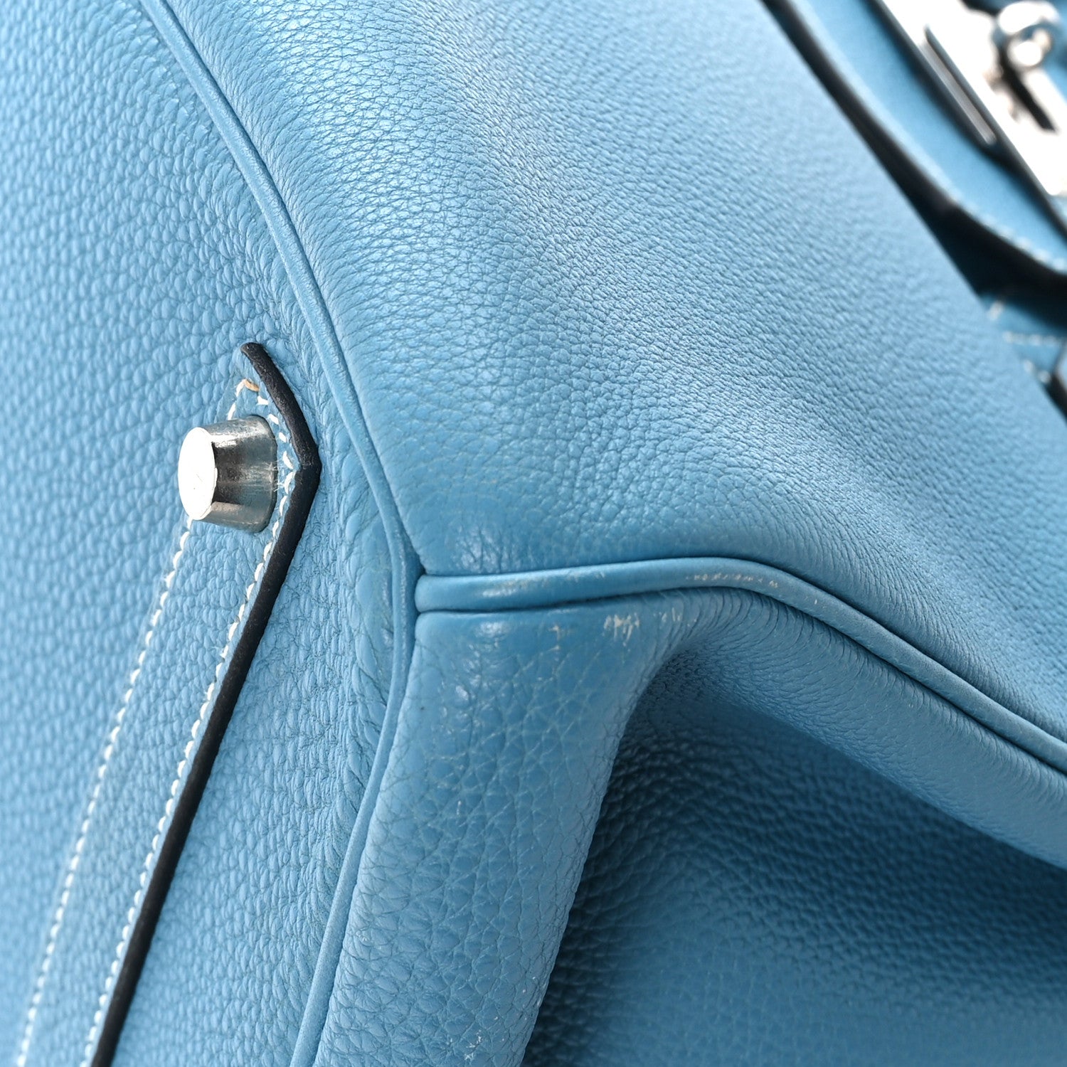 Hermes Togo Birkin 35 Blue Jean 10 of 12