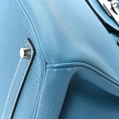 Hermes Togo Birkin 35 Blue Jean 10 of 12