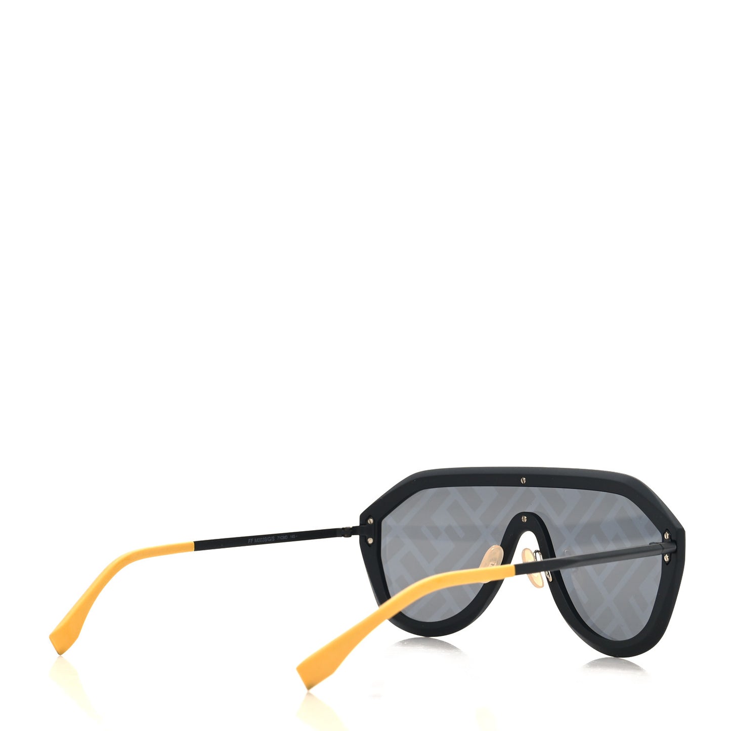Rubber FF Fabulous Shield Sunglasses FF M0039/G/S Black