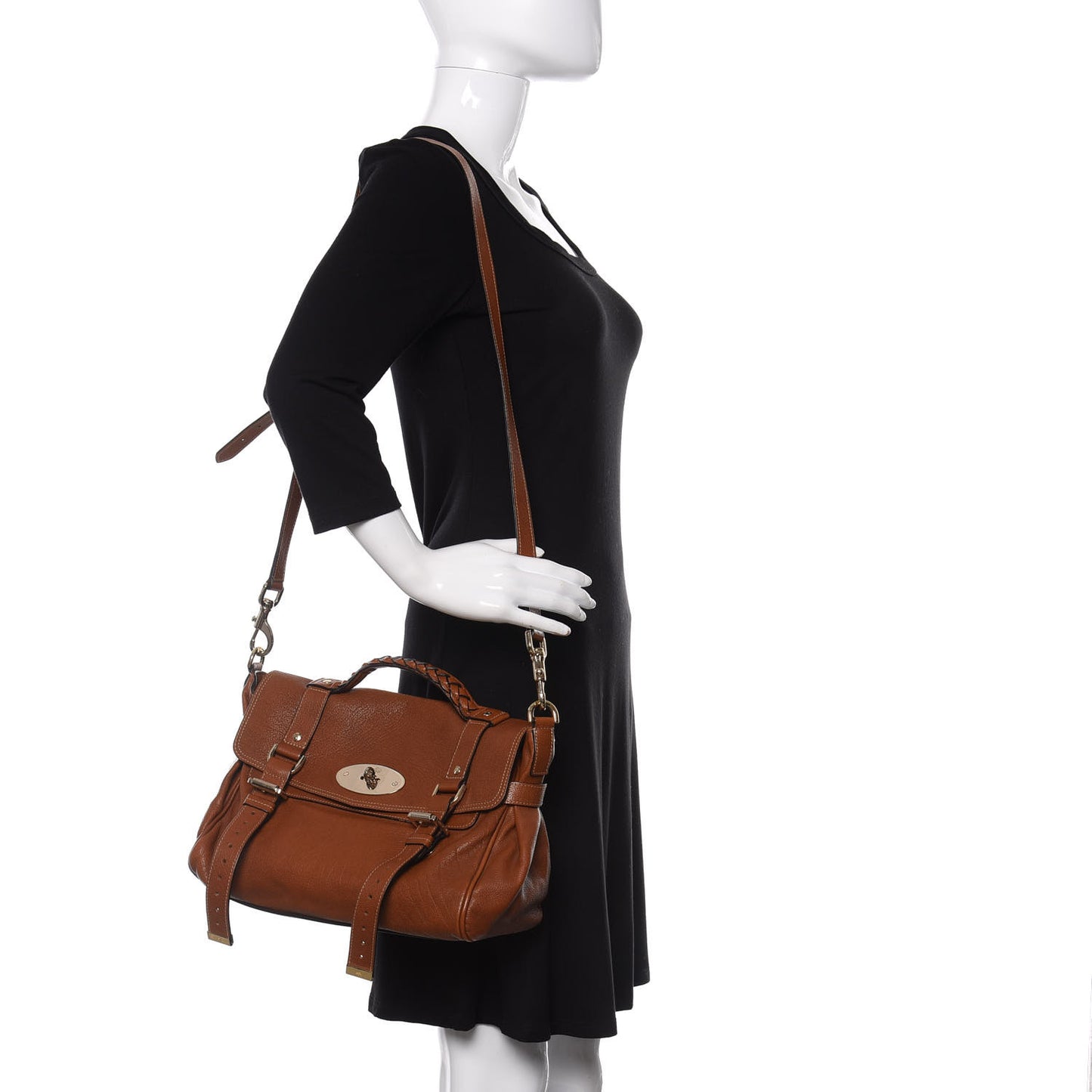 Small Grain Calf Medium Alexa Oak