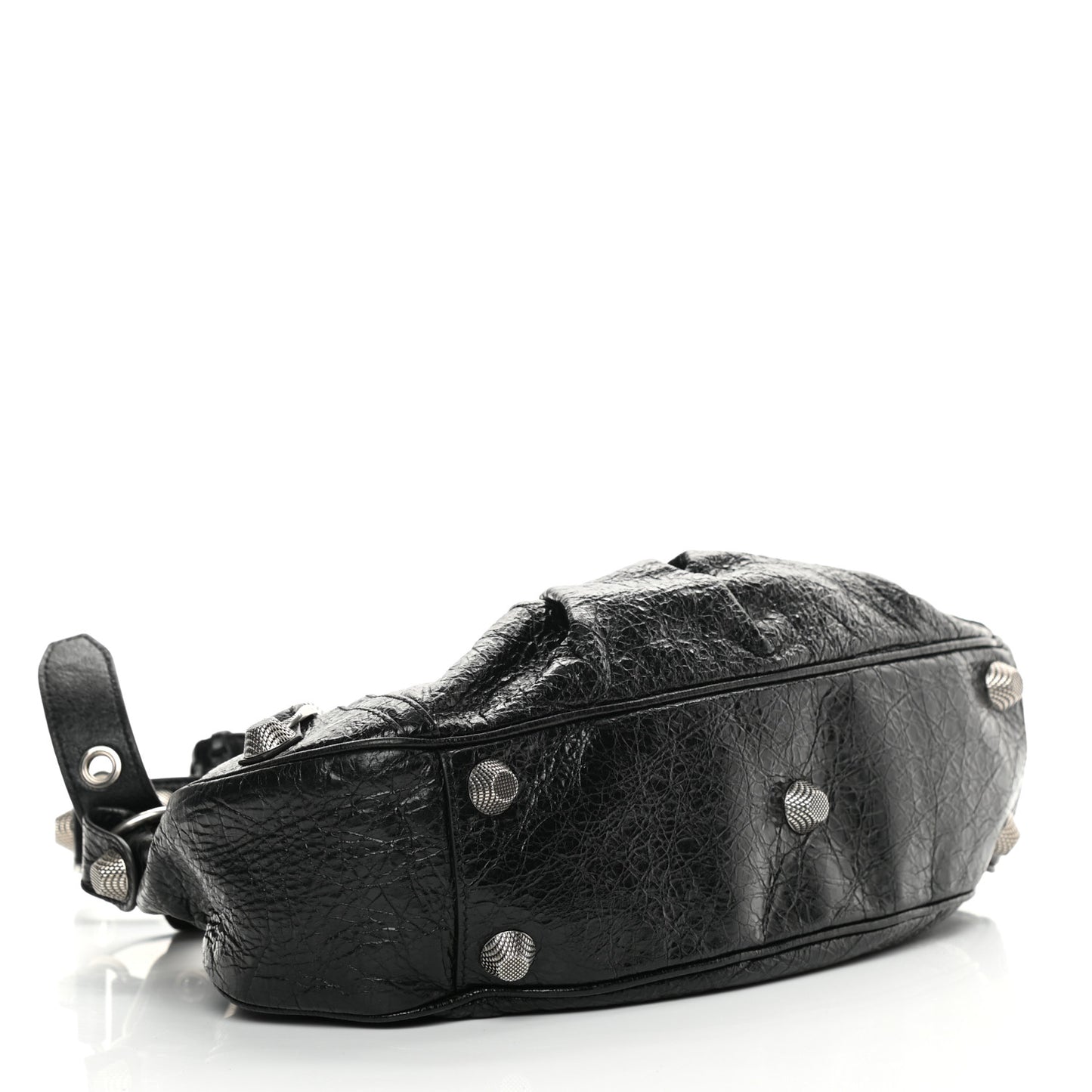 Agneau Arena Small Le Cagole Shoulder Bag Black
