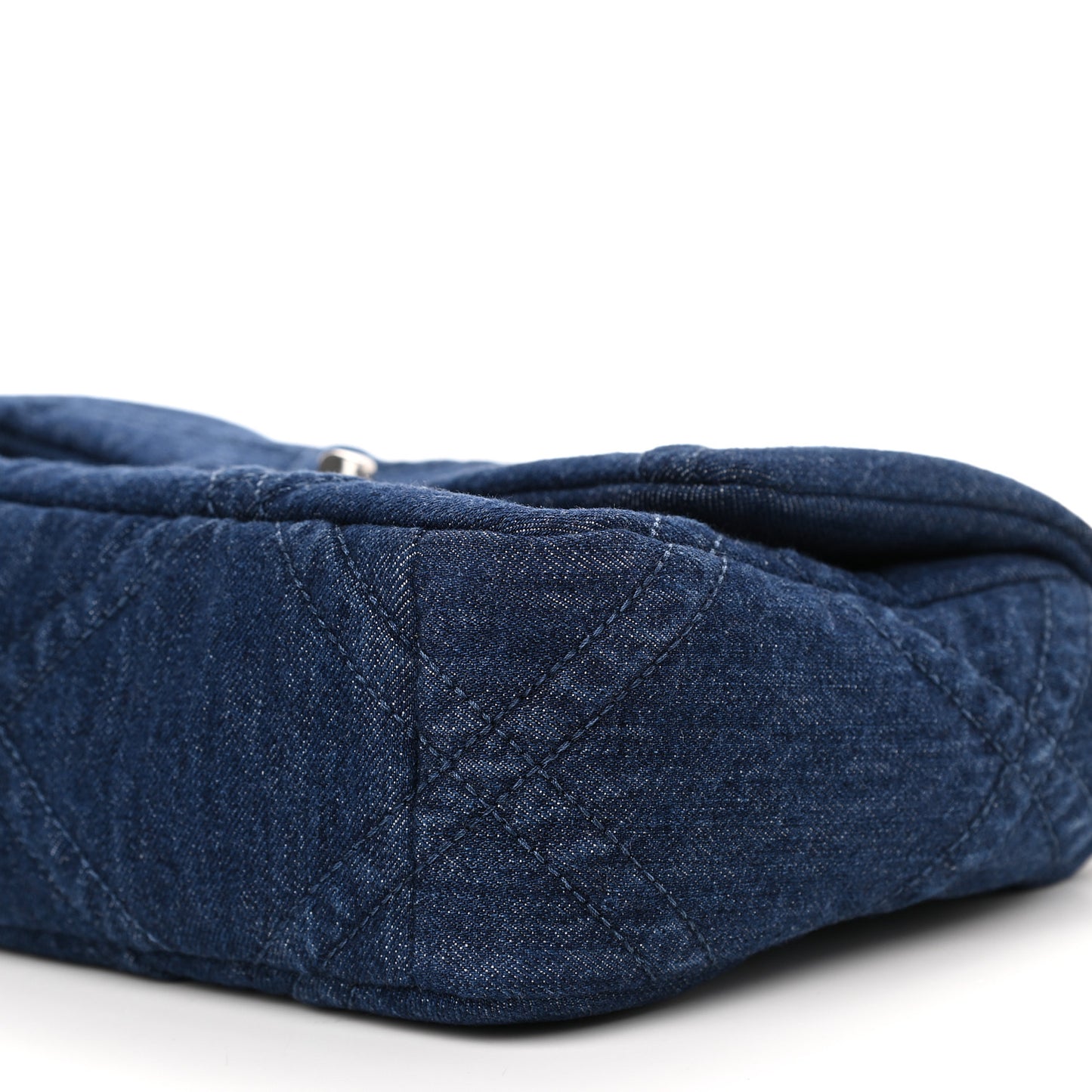 Denim Quilted Medium Chanel 19 Flap Blue