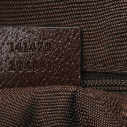 Gucci Monogram Medium Abbey Tote Brown 7 of 14