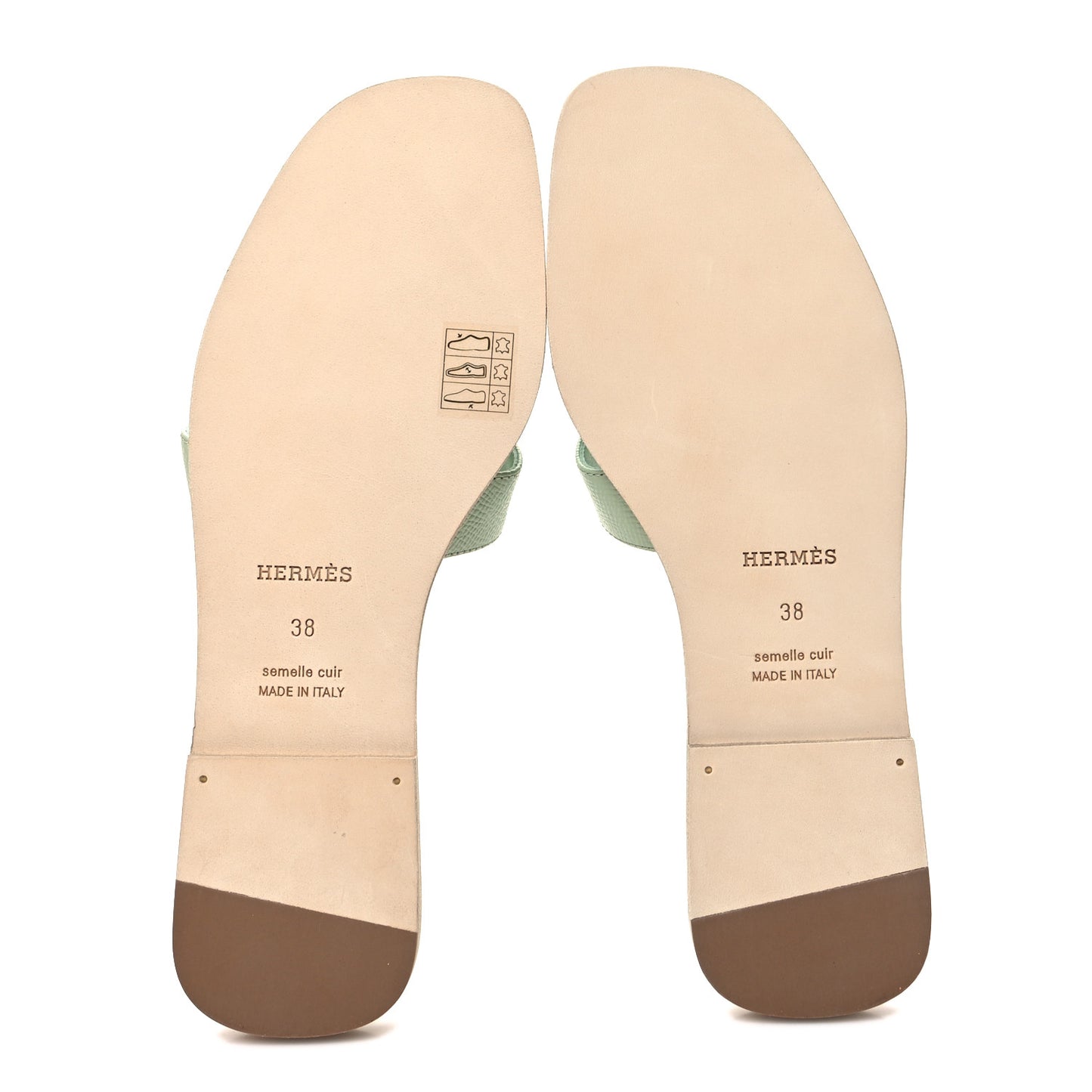 Epsom Oran Sandals 38 Vert Jade