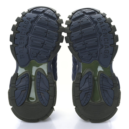 Balenciaga Mesh Rubber Tri-Color Womens Track Sneakers 38 Kaki Dark Grey Green 5 of 8