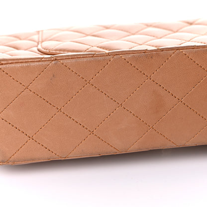 Chanel Lambskin Quilted Medium Double Flap Brown 30 of 46