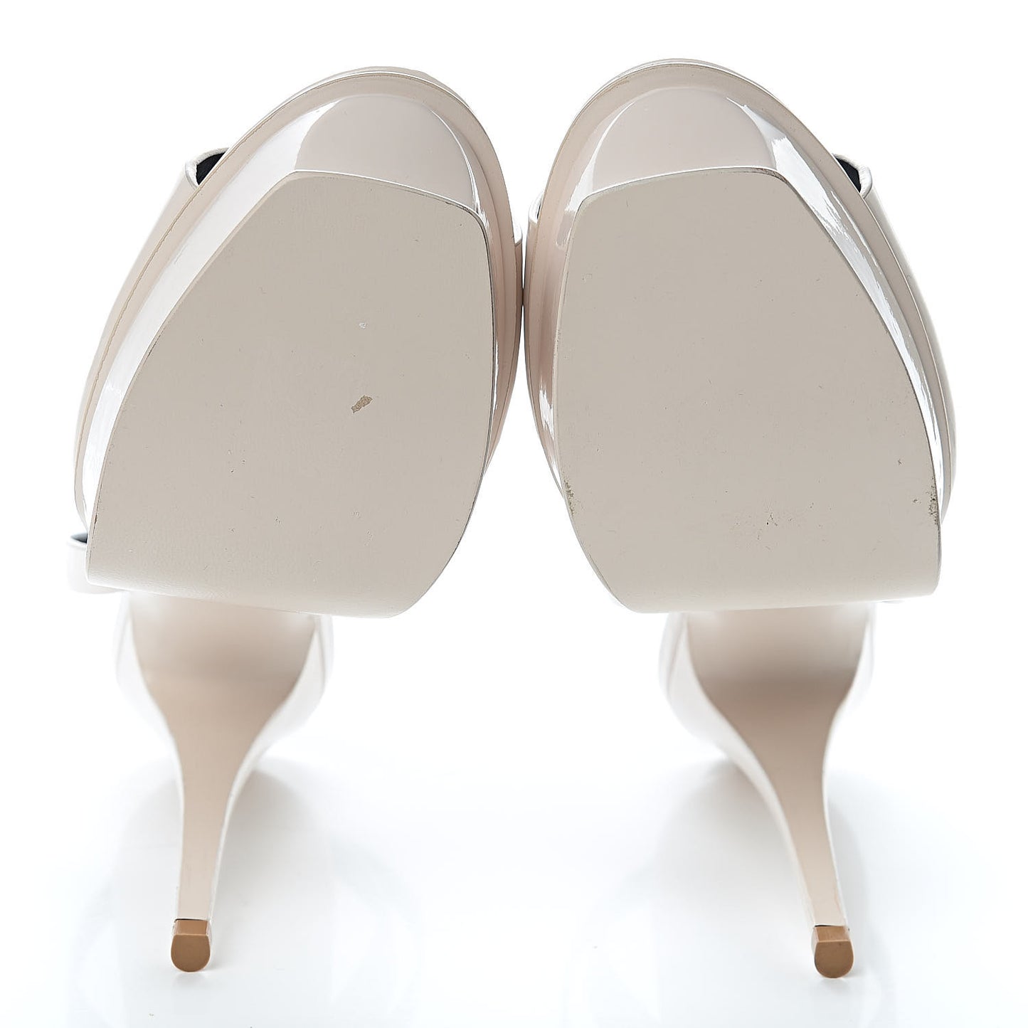 Patent Tribute Lips Platform Sandals 37 Shadow Pink