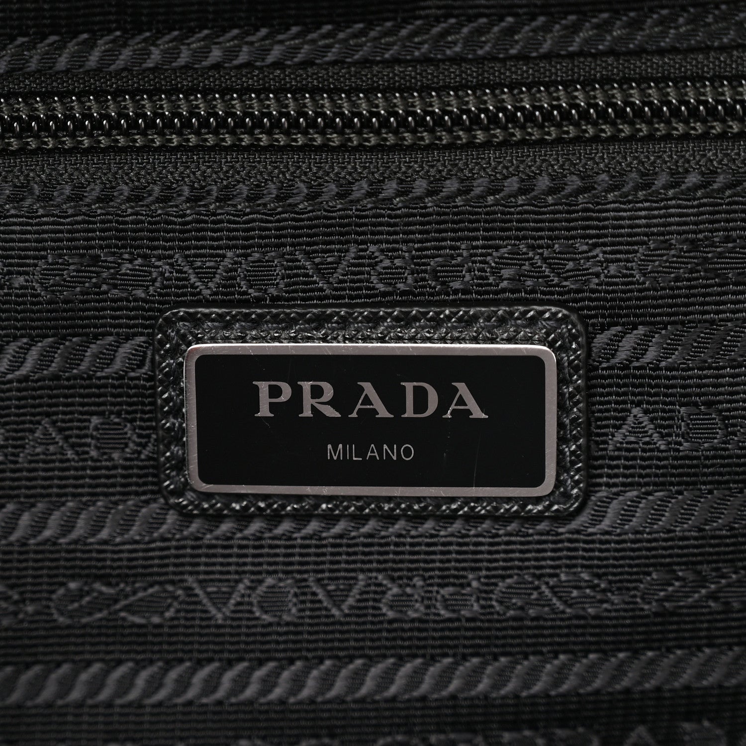 Prada Tessuto Nylon Saffiano Carry On Travel Bag Black 6 of 10
