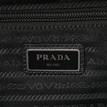Prada Tessuto Nylon Saffiano Carry On Travel Bag Black 6 of 10