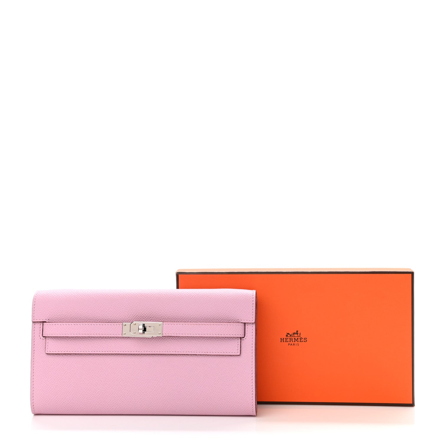 Hermes Epsom Kelly To Go Wallet Mauve Sylvestre 10 of 10