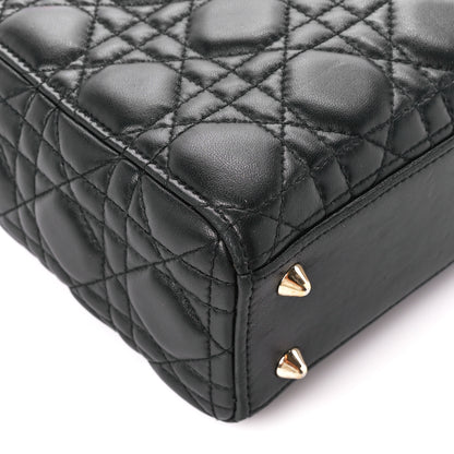 Christian Dior Lambskin Cannage Small Lucky Badges My Lady Dior Black 10 of 12