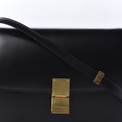 Celine Box Calfskin Medium Classic Box Flap Bag Black 7 of 9