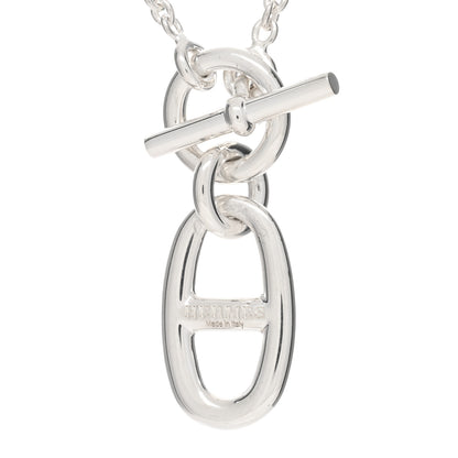Hermes Sterling Silver Amulette Chaine d'Ancre Necklace 3 of 4