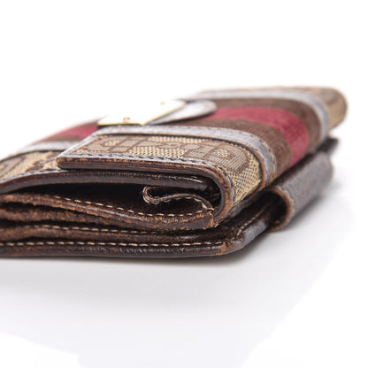 Gucci Horsebit Canvas Treasure Compact Wallet Dark Brown 11 of 18