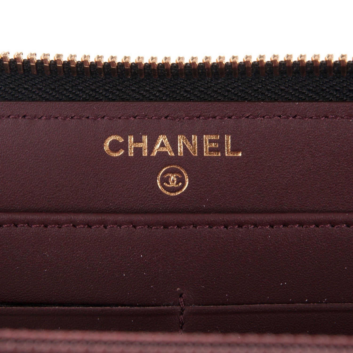 Chanel Caviar Quilted Large Gusset Zip Around Wallet Black 6 of 8