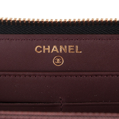 Chanel Caviar Quilted Large Gusset Zip Around Wallet Black 6 of 8