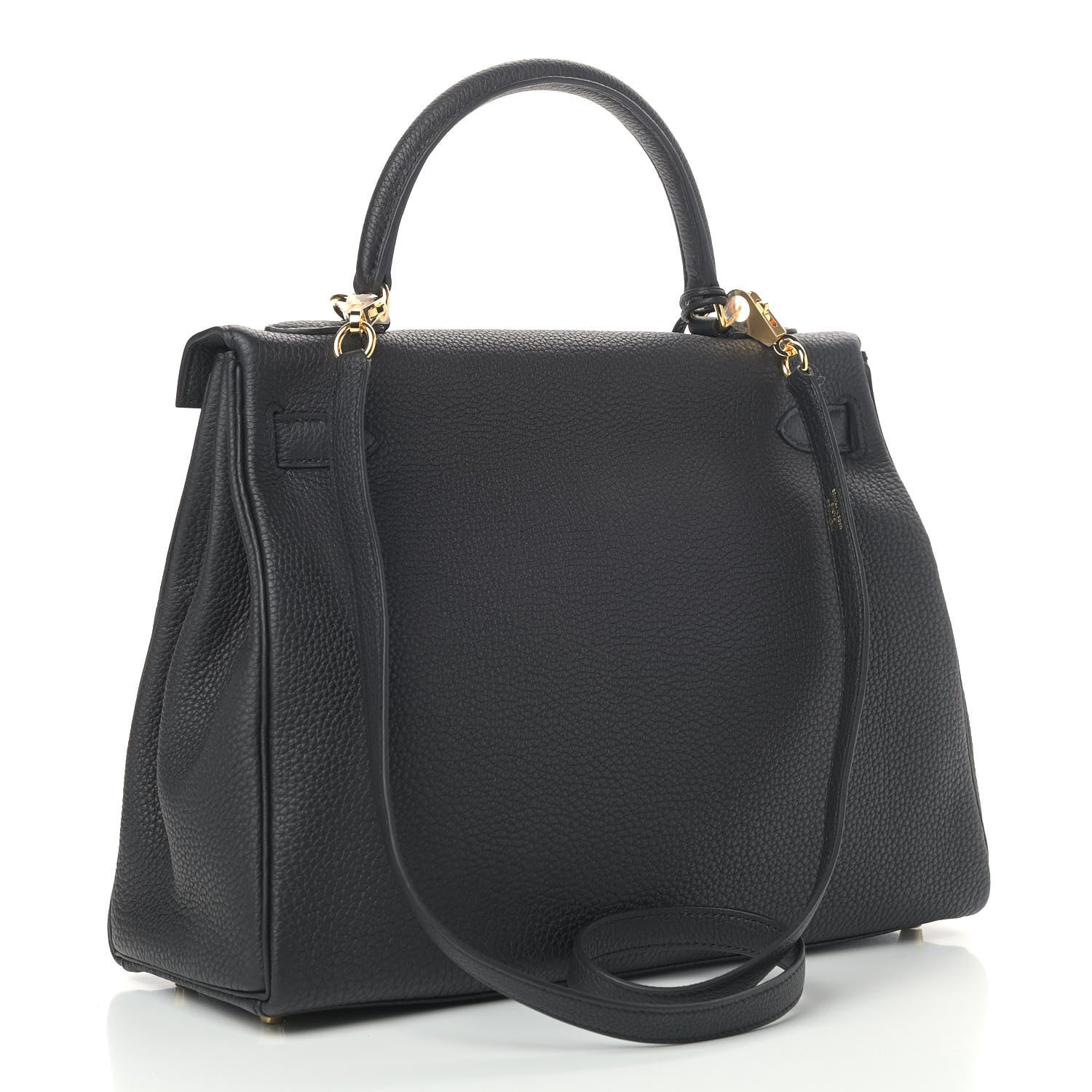 Hermes Togo Kelly Retourne 32 Black 3 of 10
