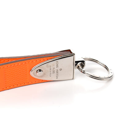 Louis Vuitton Damier Infini Dragonne LV Key Holder Orange 3 of 4
