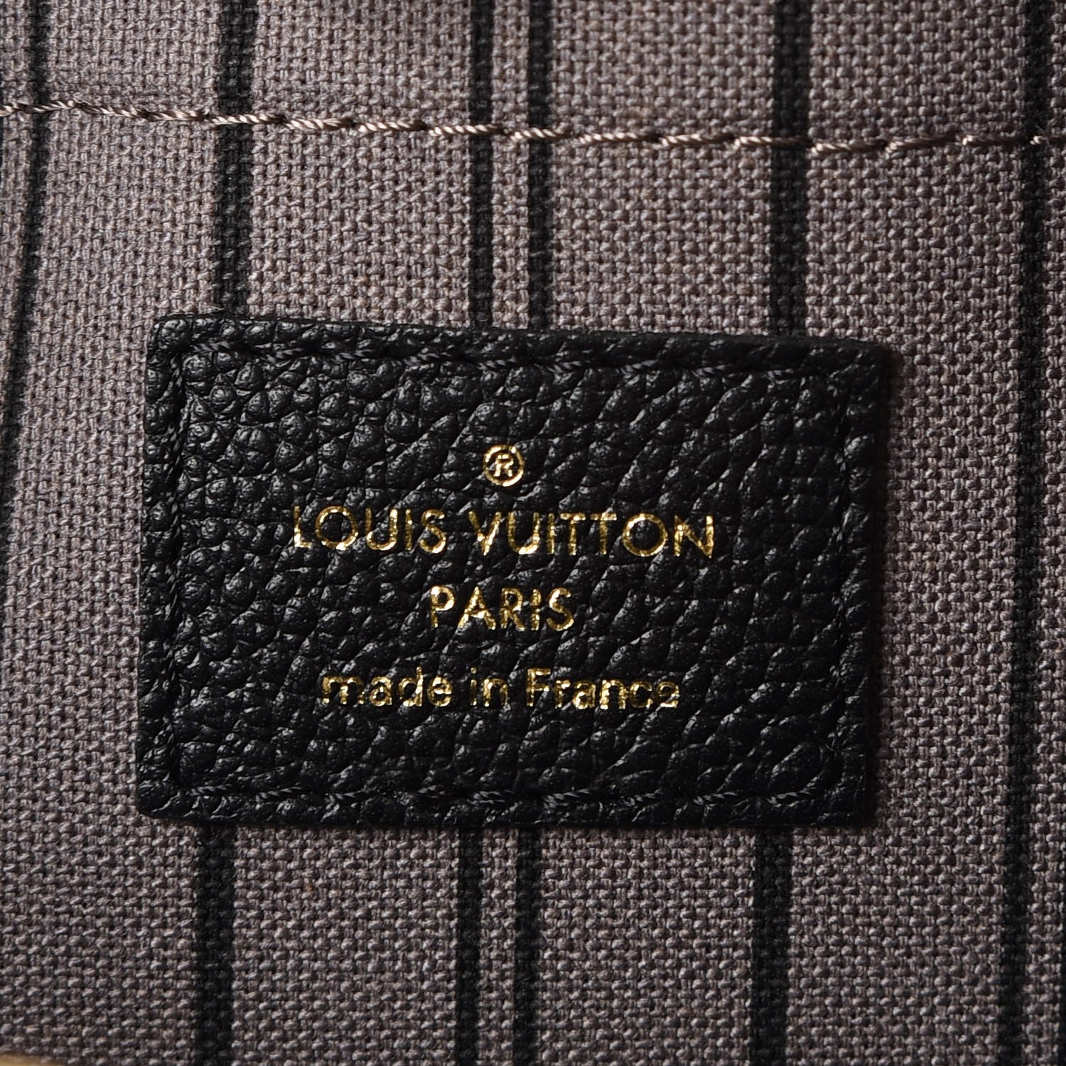 Louis Vuitton Empreinte Montaigne MM Black 7 of 8