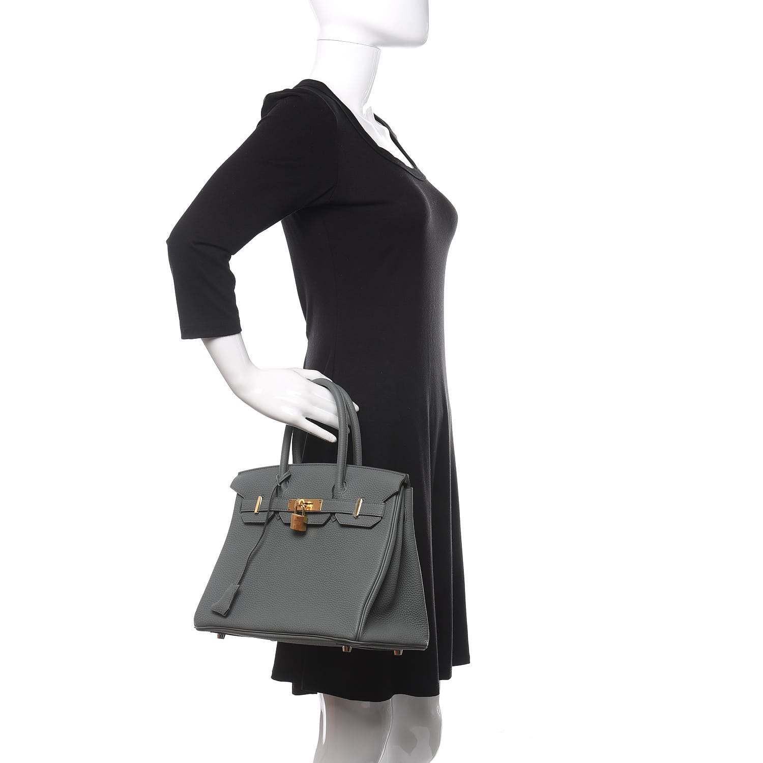Hermes Togo Birkin 30 Vert Amande 2 of 11